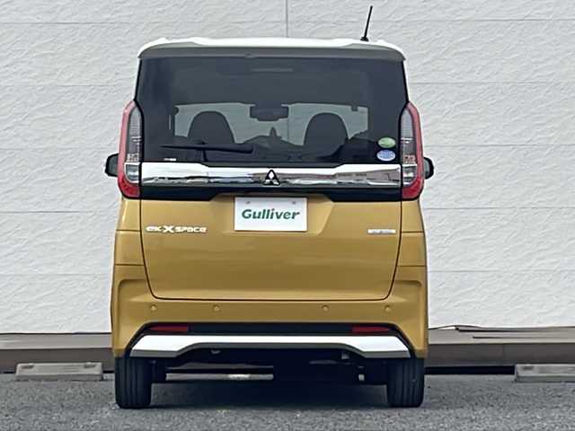 三菱 ｅＫクロススペース G 千葉県 2020(令2)年 1.8万km サンドイエローメタリック ９型ナビＭＭ３２０Ｄ－ＬＭ　全方位カメラ　両側パワースライドドア　シートヒーター BT AUX ハンズフリーオートスライド デジタルミラー ホワイトルーフ ホワイトミラー LEDライト オートライト