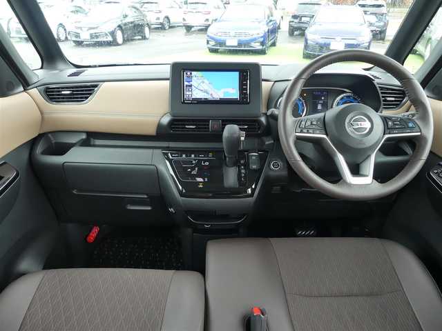 日産 ルークス HWS Gターボ プロパイロットED 千葉県 2020(令2)年 2.9万km ホワイトパール エマージェンシーブレーキ/プロパイロット/インテリジェントクルーズコントロール/ハンズフリー両側パワースライドドア/社外SDナビ/地デジTV/【DVD/CD再生機能　Bluetooth接続】/アラウンドビューモニター/ドライブレコーダー（前後撮影）【ZDR-025】/革巻きステアリング/ステアリングスイッチ/LEDヘッドライト/純正15インチアルミホイル/サイド/カーテンエアバッグ/インテリジェントキー