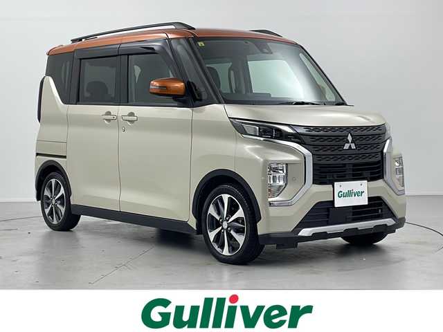 三菱 ｅＫクロススペース T 岐阜県 2020(令2)年 5.3万km ベージュⅡ 先進安全装備（e-Assist)/・衝突軽減ブレーキ/・踏み間違い衝突防止アシスト/・車線逸脱警報システム/・オートマチックハイビーム/純正7型ナビ（MJ119D-WM）/・AM/FM/CD/BT/SD/・フルセグTV/デジタルルームミラー/・マルチアラウンドモニター/ルーフレール/ハンズフリースライドドア/マイパイロット/・レーダークルーズコントロール/・車線維持支援機能/ヒルディセントコントロール/ビルトインETC/純正フロアマット/両側パワースライドドア/サーキュレーター/シートヒーター（運転席・助手席）