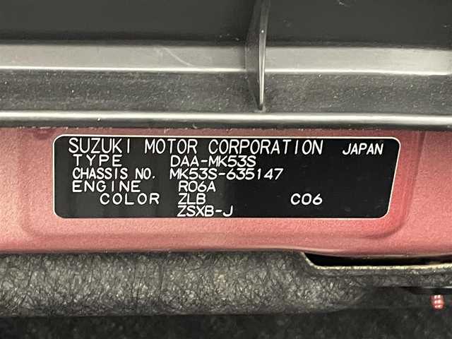 スズキ スペーシア カスタム HYBRID XS 熊本県 2019(令1)年 2.8万km フェニックスレッドパール ワンオーナー　/純正ナビCN-RZ743W（CD・ＤＶＤ・フルセグ・ＢＴ・ｉｐｏｄ・USB）/純正前方ドライブレコーダー　/ビルトインＥＴＣ　/両側パワースライドドア　/後ろのみコーナーセンサー　/運転席シートヒーター　/スズキセーフティサポート/・衝突軽減ブレーキ/・レーダーブレーキサポート/・レーンキープアシスト/・車線逸脱警報/・誤発進制御機能/横滑り防止/アイドリングストップ/ハーフレザーシート/リアサイドサンシェード/純正フロアマット/純正１５インチAW/オートライト/LEDヘッドライト/スマートキー/プッシュスタート/スペアキー1本/保証書/取扱説明書