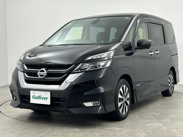 日産 セレナ ハイウェイスター 三重県 2017(平29)年 6.6万km ダイヤモンドブラック アルパインナビ/アルパインフリップダウンモニター/プロパイロット/アラウンドビューモニター/デジタルインナーミラー/インテリジェントルームミラー/エマージェンシーブレーキ/ハンズフリースライドドア/両側パワースライドドア/ビルトインETC/電子パーキング/アイドリングストップ/革巻きステアリング/プッシュスタート/スマートキー