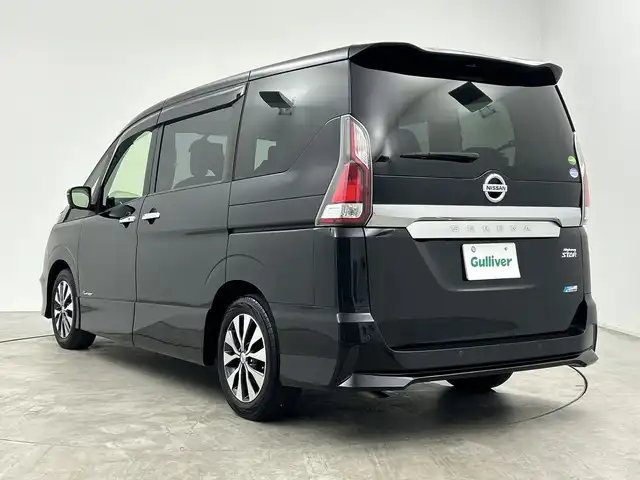 日産 セレナ ハイウェイスター 三重県 2017(平29)年 6.6万km ダイヤモンドブラック アルパインナビ/アルパインフリップダウンモニター/プロパイロット/アラウンドビューモニター/デジタルインナーミラー/インテリジェントルームミラー/エマージェンシーブレーキ/ハンズフリースライドドア/両側パワースライドドア/ビルトインETC/電子パーキング/アイドリングストップ/革巻きステアリング/プッシュスタート/スマートキー