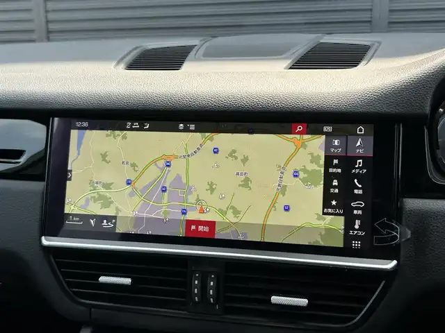 ポルシェ カイエン 茨城県 2018(平30)年 5.1万km ジェットブラック ワンオーナー　/３６０度カメラ　/衝突軽減Ｂ　/ＡＣＣ　/ＬＫＡ　/ＢＳＭ　/黒革　/シートヒーター　/Ｍ付ＰＷシート　/ＰＷテールゲート　/ナビ　/ＣａｒＰｌａｙ　/ＢＴ　/ＵＳＢ　/ＬＥＤヘッドライト　/純正１９ｉｎＡＷ　/禁煙車