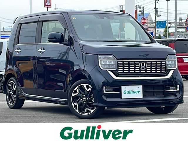 ホンダ Ｎ ＷＧＮ カスタム Lターボ ホンダS 徳島県 2020(令2)年 3.3万km ミッドナイトブルービームM 純正８インチナビ/（CD/DVD/Bluetooth/フルセグ/HDMI/USB/SD）/バックモニター/Honda SENSING/●衝突軽減ブレーキ〈CMBS〉/●誤発進抑制機能/●歩行者事故低減ステアリング/●先行車発進お知らせ機能/●標識認識機能/●路外逸脱抑制機能/●〈アダプティブ・クルーズ・コントロール〉/●LKAS〈車線維持支援システム〉/●後方誤発進抑制機能/●オートハイビーム/シートヒーター/ＥＴＣ/ＬＥＤヘッドライト/ハーフレザーシート/スマートキー