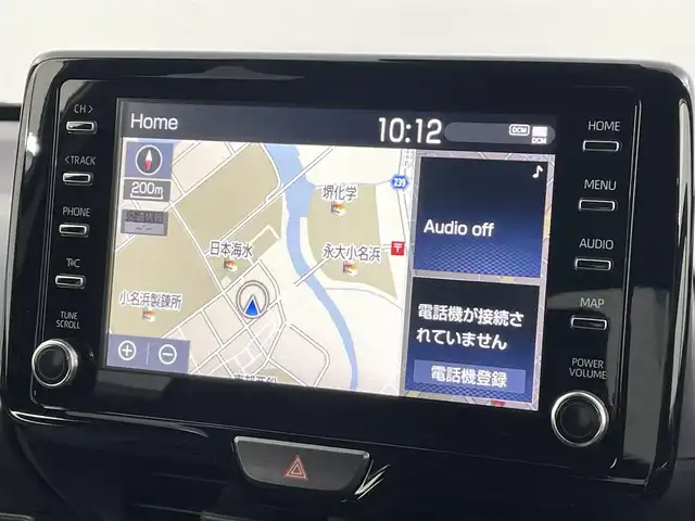 トヨタ ヤリス G 福島県 2022(令4)年 0.4万km ブラック/アバンギャルドブロンズメタリック トヨタセーフティセンス/・プリクラッシュセーフティシステム（対車両）/・レーンディパーチャーアラート/・オートマチックハイビーム/ブラインドスポットモニター/クリアランスソナー/純正ディスプレイオーディオ/・コネクティッドナビ/BT/USB/AM/FM/Miracast/・パノラマミックビューバックカメラ/・ETC/ステアリングスイッチ/プッシュスタート/・スマートキー/LEDヘッドライト/・オートライト/ドアバイザー/純正フロアマット