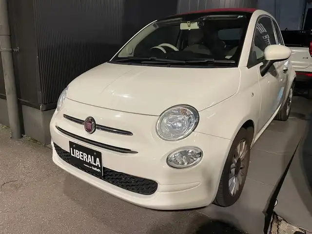 フィアット ５００Ｃ 1．2 ポップ 香川県 2019(令1)年 4.6万km 白 キーレス/アイドリングストップ/MTモード付きAT/ディスプレイオーディオ/CarPlay/BT/USB/純正15インチアルミ/フロントドライブレコーダー/革巻きステアリング/ステアリングスイッチ/CITYモード