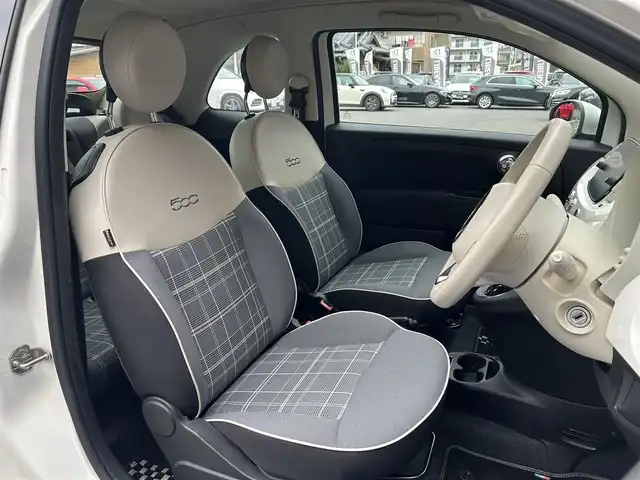 フィアット ５００Ｃ 1．2 ポップ 香川県 2019(令1)年 4.6万km 白 キーレス/アイドリングストップ/MTモード付きAT/ディスプレイオーディオ/CarPlay/BT/USB/純正15インチアルミ/フロントドライブレコーダー/革巻きステアリング/ステアリングスイッチ/CITYモード