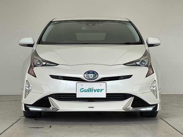 トヨタ プリウス Sセーフティプラス 愛知県 2018(平30)年 4.4万km ホワイトパールクリスタルシャイン トヨタセーフティセンス/純正9型ナビ/モデリスタエアロ/バックカメラ/コーナーセンサー/ドライブレコーダー/ＥＴＣ/アルミホイール/衝突軽減システム/フルセグ/CD DVD/Bluetooth/ステアリングスイッチ/スマートキー/プッシュスタート