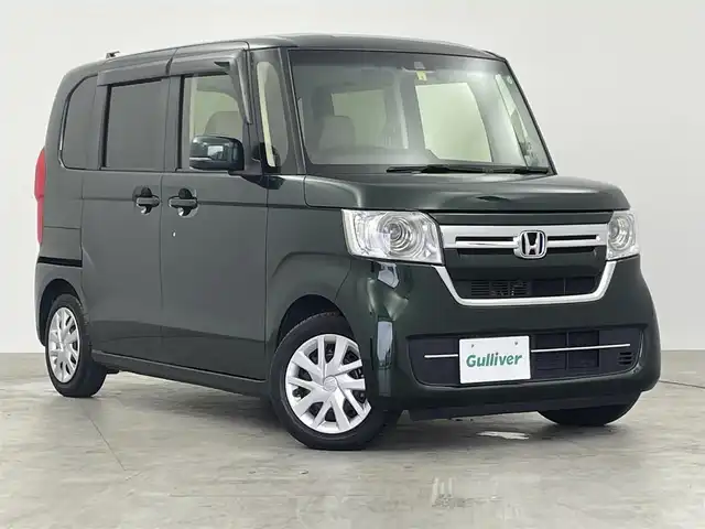 ホンダ Ｎ ＢＯＸ L 群馬県 2022(令4)年 4万km ブリティッシュグリーンP 衝突軽減　純正７インチナビ　バックカメラ　片側パワースライドドア　アダプティブクルーズコントロール　ＬＥＤライト　シートヒーター　ステアリングリモコン　ドライブレコーダー　ＥＴＣ　スマートキー　禁煙車