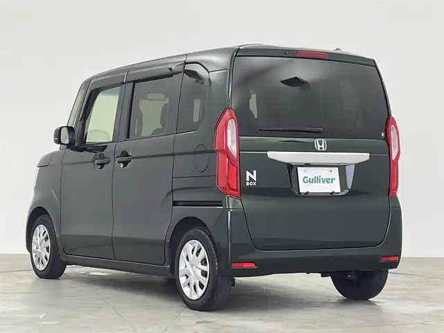 ホンダ Ｎ ＢＯＸ L 群馬県 2022(令4)年 4万km ブリティッシュグリーンP 衝突軽減　純正７インチナビ　バックカメラ　片側パワースライドドア　アダプティブクルーズコントロール　ＬＥＤライト　シートヒーター　ステアリングリモコン　ドライブレコーダー　ＥＴＣ　スマートキー　禁煙車