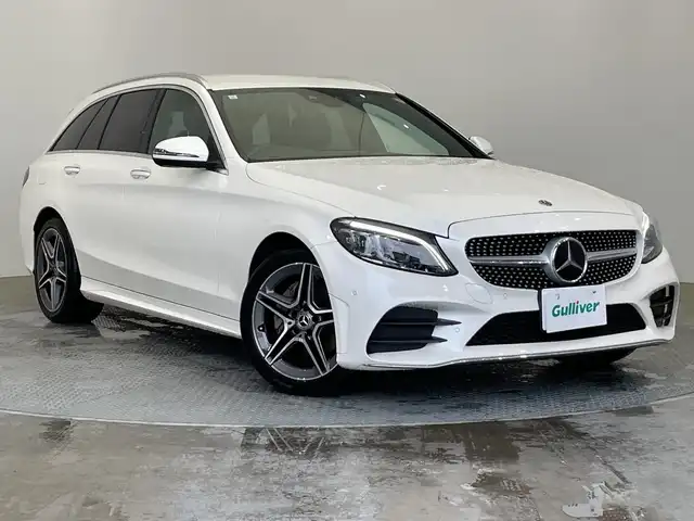 メルセデス・ベンツ Ｃ２２０ｄ ステーションワゴン アバンギャルドAMGライン 栃木県 2019(令1)年 5.6万km ダイヤモンドホワイト 純正ナビ/(Bluetooth/フルセグTV/USB)/バックカメラ/ETC2.0/レーダーセーフティパッケージ/・アクティブブラインドスポットアシスト/・ディストロニックプラス/・アクティブレーンキーピングアシスト/・BASプラス（飛び出し検知機能ブレーキアシスト）/・PRE-SAFEブレーキ（歩行者検知機能付）/・チャイルドセーフティシートセンサー/・リアCPA/LEDインテリジェントライトシステム/アダプティブハイビームシステム/パークトロニック/アダプティブブレーキ/　　　　　　　（オートホールド＆ヒルスタートアシスト）/アテンションアシスト/アクティブパーキングアシスト/前席メモリー機能付パワーシート/前席シートヒーター/パドルシフト/純正18インチスポークAW