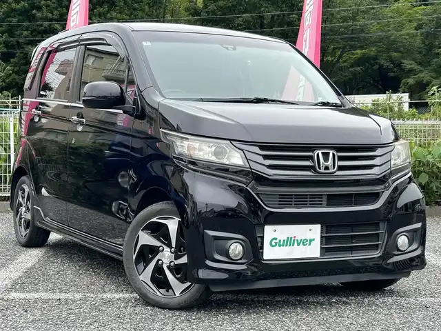 ホンダ Ｎ ＷＧＮ カスタム G ターボパッケージ 埼玉県 2015(平27)年 7.1万km プレミアムゴールドパープルパール 衝突軽減ブレーキ/ハーフレザーシート/社外ナビTV/バックカメラ/前後ドラレコ/ビルトインETC/HIDライト/純正15インチアルミ/クルーズコントロール/プッシュスタート/スマートキー