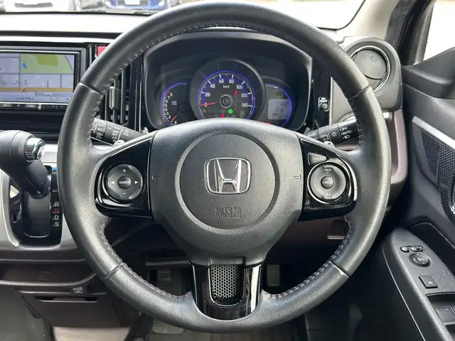 ホンダ Ｎ ＷＧＮ カスタム G ターボパッケージ 埼玉県 2015(平27)年 7.1万km プレミアムゴールドパープルパール 衝突軽減ブレーキ/ハーフレザーシート/社外ナビTV/バックカメラ/前後ドラレコ/ビルトインETC/HIDライト/純正15インチアルミ/クルーズコントロール/プッシュスタート/スマートキー