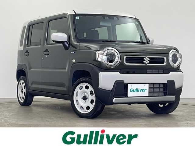 スズキ ハスラー HYBRID G 秋田県 2024(令6)年 0.7万km クールカーキパールメタリック/ソフトベージュメタリック ４WD/社外ナビ【AM/FM/BT】 /バックカメラ  /TV /前席シートヒーター　/ETC /ライトレベライザー /クルーズコントロール　/スノーモード　/アイドリングストップ　/クリアランスソナー /スマートキー　/ステアリングリモコン/プッシュスタート　/ヒルディセントコントール/ダウンヒルアシストコントロール/ミラーヒーター /デュアルカメラブレーキサポート/レーンキープアシスト/横滑り防止装置/被害軽減システム/スズキセーフティサポート/コーナーセンサー /USBポート/社外フロアマット/オートライト/オートエアコン