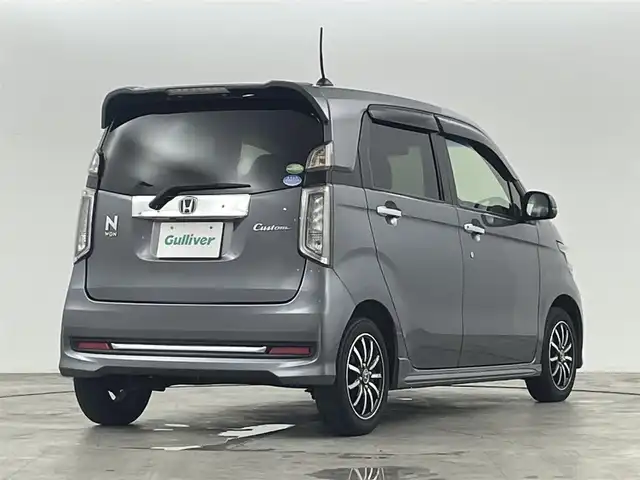 ホンダ Ｎ ＷＧＮ G Lパッケージ 福島県 2016(平28)年 8.5万km シャイニンググレーM 純正ディスプレイオーディオ/・AM/FM/CD/USB/iPod/ワンセグTV/・バックカメラ/・ETC/クルーズコントロール/プッシュスタート/・スマートキー/・スペアキー/HIDヘッドライト/・オートライト/・フォグランプ/革巻きステアリング/・ステアリングスイッチ/・チルト式ステアリング/ハーフレザーシート/純正フロアマット/ドアバイザー