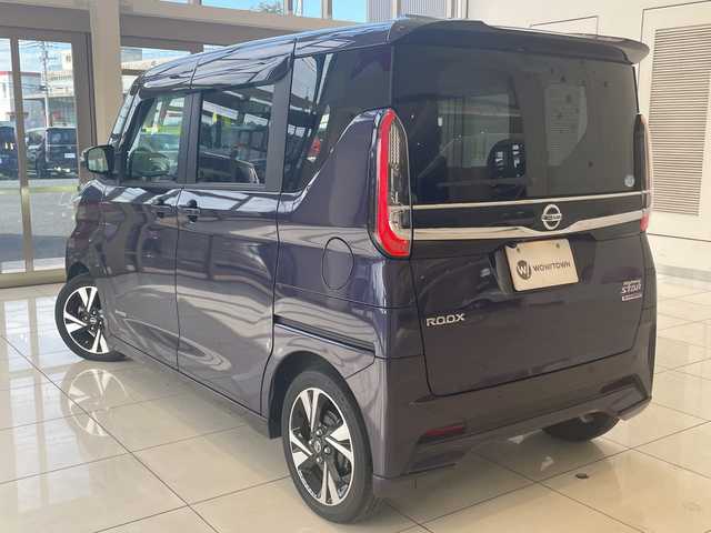 日産 ルークス HWS Gターボ プロパイロットED 埼玉県 2021(令3)年 2.3万km アメジストパープル プロパイロット/純正ナビ/　　CD/DVD/Bluetooth/フルセグTV/アラウンドビューモニター/両側パワースライドドア/アクティブクルーズコントロール/LEDオートライト/純正15インチAW/ステアリングスイッチ/プッシュスタート/ETC/禁煙車