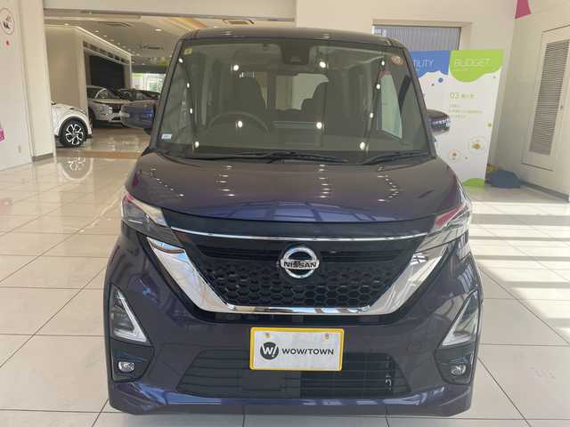 日産 ルークス HWS Gターボ プロパイロットED 埼玉県 2021(令3)年 2.3万km アメジストパープル プロパイロット/純正ナビ/　　CD/DVD/Bluetooth/フルセグTV/アラウンドビューモニター/両側パワースライドドア/アクティブクルーズコントロール/LEDオートライト/純正15インチAW/ステアリングスイッチ/プッシュスタート/ETC/禁煙車