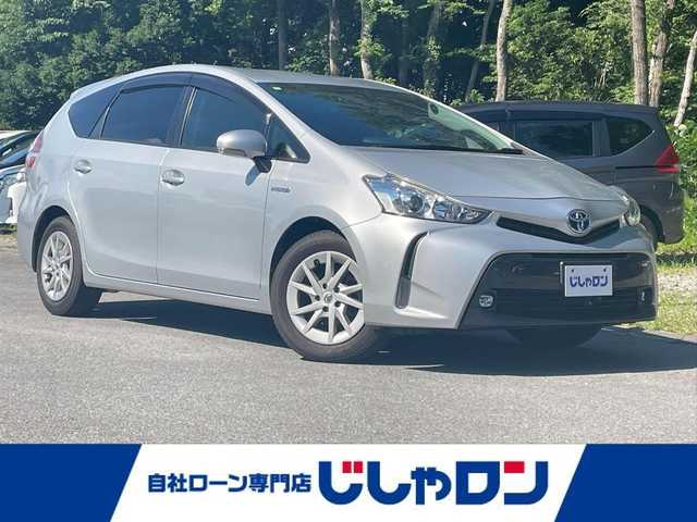 トヨタ プリウス α S 栃木県 2015(平27)年 13.7万km シルバーM (株)IDOMが運営する【じしゃロン宇都宮店】の自社ローン専用車両になります。こちらは現金またはオートローンご利用時の価格です。自社ローンご希望の方は別途その旨お申付け下さい/純正ナビ/バックカメラ/ビルトインＥＴＣ/フルセグ/スマートキー/スペアキー/Ｂｌｕｅｔｏｏｔｈ/オートライト
