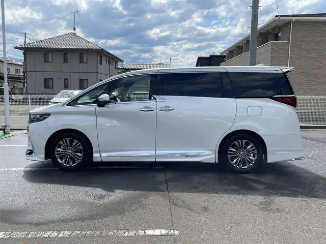 トヨタ アルファード Z 福島県 2025(令7)年 0.1万km プラチナホワイトパールマイカ ワンオーナー/ディスプレイオーディオPlus/AM/FM/BT/USB/HDMI/Miracast/フルセグTV/MODELLISTA エアロパーツセット/（REGAL DIGNITY STYLE）/左右独立ムーンルーフ/13.2型有機EL後席ディスプレイ/デジタルインナーミラー/パノラミックビューモニター/トヨタセーフティセンス/レーダークルーズコントロール/クリアランスソナー/ブラインドスポットモニター/両側パワースライドドア/パワーバックドア/合成皮革ブラックレザーシート/パワーシート/シートヒーター/エアシート/ステアリングヒーター/オートハイビーム/3眼LEDヘッドライト/ビルトインETC 2.0/USB充電ポート/おくだけ充電/フロアマット