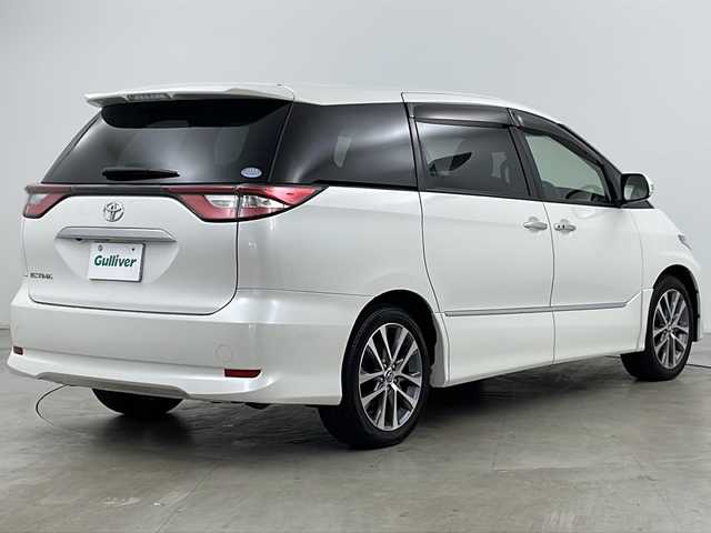 トヨタ エスティマ アエラス プレミアム 愛知県 2018(平30)年 2.1万km ホワイトパールクリスタルシャイン ・アルパインSDナビ　CD TV DVD BT/・寒冷地仕様/・フロントワイパーデアイサー/・プッシュスタート/・スマートキー/・トヨタセーフティーセンス/・プリクラッシュセーフティー/・レーンデパーチャーアラート/・先行車発進お知らせ通知/・パワーシートD席/・両側パワースライドドア/・社外AWスタッドレスタイヤ積み込み/・バックカメラ/・オートマチックハイビーム/・オートライト/・ハーフレザーシート/・AC100V/・ビルドインETC/・LEDヘッドライト/・ステアリングスイッチ/・社外エンジンスターター
