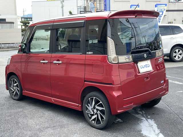 スズキ スペーシア カスタム XS ターボ 長野県 2016(平28)年 8.6万km フェニックスレッドパール (株)IDOMが運営する【じしゃロン長野店】の自社ローン専用車両になりますこちらは現金またはオートローンご利用時の価格です。自社ローンご希望の方は別途その旨お申付け下さい/社外ナビ/バックカメラ/ステアリングスイッチ/運転席助手席シートヒーター/４WD/スマートキープッシュスタート