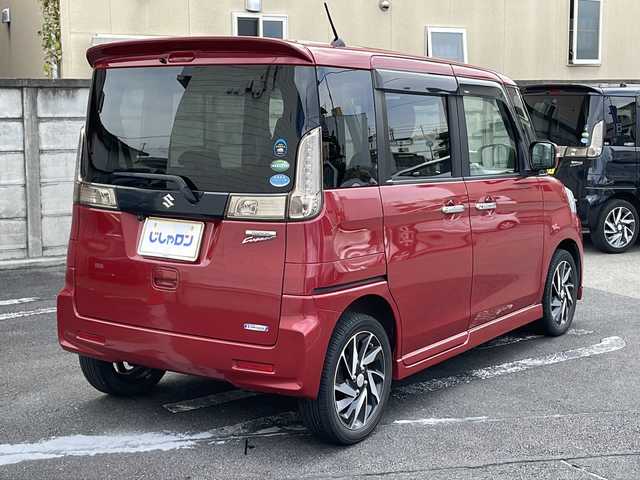 スズキ スペーシア カスタム XS ターボ 長野県 2016(平28)年 8.6万km フェニックスレッドパール (株)IDOMが運営する【じしゃロン長野店】の自社ローン専用車両になりますこちらは現金またはオートローンご利用時の価格です。自社ローンご希望の方は別途その旨お申付け下さい/社外ナビ/バックカメラ/ステアリングスイッチ/運転席助手席シートヒーター/４WD/スマートキープッシュスタート