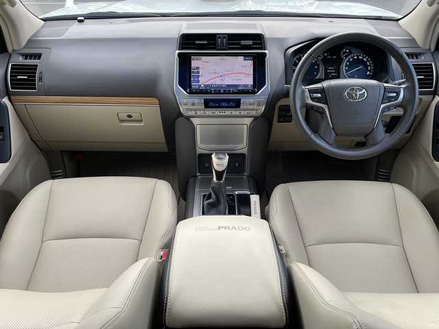 トヨタ ランドクルーザー プラド TX Lパッケージ 青森県 2023(令5)年 3.6万km ホワイトパールクリスタルシャイン 4WD/ワンオーナー/アルパイン9インチナビ・フルセグTV/CD・DVD・Bluetooth・SD/バックカメラ/サンルーフ/ベージュレザーシート/前席パワーシート/前席エアシート・シートヒーター/3列目シート電動格納/セーフティセンス/プリクラッシュセーフティ/レーンディパーチャーアラート/オートマチックハイビーム/レーダークルーズコントロール/前後ドライブレコーダー/LEDヘッドライト/LEDフォグランプ/モデリスタF/Rエアロ/OPブラックルーフレール/OP純正19インチアルミ/スペアキー/保証書・取説書