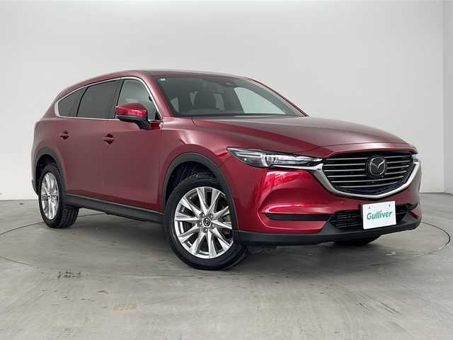 マツダ ＣＸ－８ XD プロアクティブ 兵庫県 2017(平29)年 5.7万km ソウルレッドクリスタルM ・４WD/・BOSEサウンドシステム/・スマートブレーキサポート/・スマートシティブレーキサポート/・BSM/・レーンキープアシスト/・交通標識認識システム/・ドライバーアテンションアラート/・パーキングセンサー/・レーダークルーズコントロール/・オートマチックハイビーム/・純正ナビ＆フルセグ＆BT＆USB＆DVD/・３６０°カメラ/・フリップダウンモニター/・ETC2.0/・LEDヘッドライト/・オートライト/・アイドリングストップ/・運転席パワーシート/・前席シートヒーター/・ハンドルヒーター/・純正19インチアルミホイール/・社外フロアマット/・電子パーキング/・オートホールド