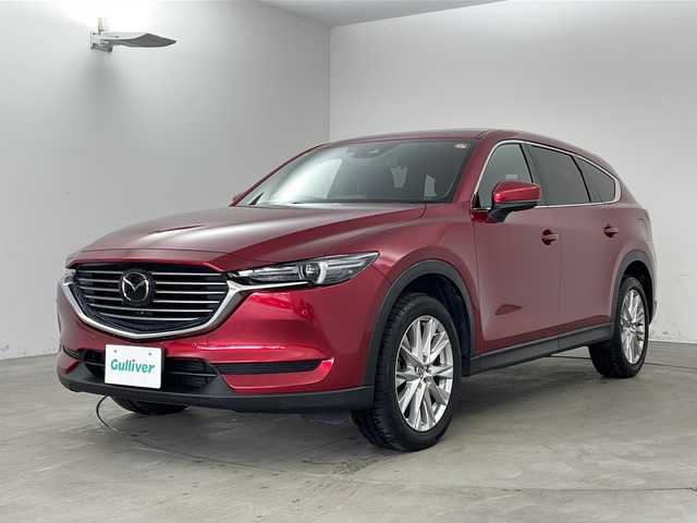 マツダ ＣＸ－８ XD プロアクティブ 兵庫県 2017(平29)年 5.7万km ソウルレッドクリスタルM ・４WD/・BOSEサウンドシステム/・スマートブレーキサポート/・スマートシティブレーキサポート/・BSM/・レーンキープアシスト/・交通標識認識システム/・ドライバーアテンションアラート/・パーキングセンサー/・レーダークルーズコントロール/・オートマチックハイビーム/・純正ナビ＆フルセグ＆BT＆USB＆DVD/・３６０°カメラ/・フリップダウンモニター/・ETC2.0/・LEDヘッドライト/・オートライト/・アイドリングストップ/・運転席パワーシート/・前席シートヒーター/・ハンドルヒーター/・純正19インチアルミホイール/・社外フロアマット/・電子パーキング/・オートホールド