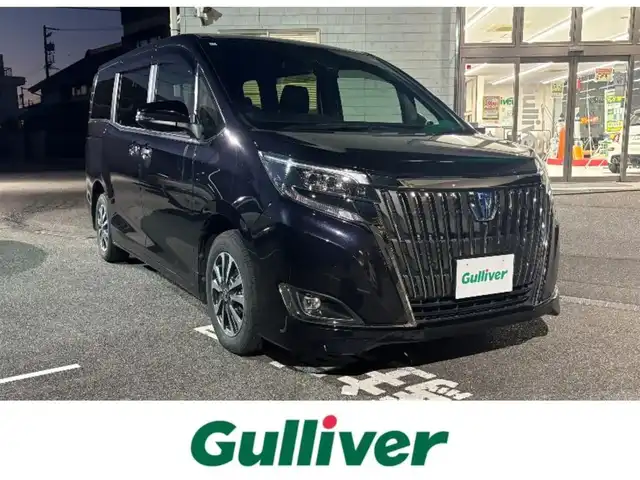 トヨタ エスクァイア ハイブリッド Gi プレミアムパッケージ ブラックテーラード 愛知県 2021(令3)年 6.3万km スパークリングブラックパールクリスタルシャイン ワンオーナー　１０インチナビ　フルセグＴＶ　ＤＶＤ再生　Ｂｌｕｅｔｏｏｔｈ接続　後席１２インチフリップダウン　バックカメラ　ビルトインＥＴＣ２．０　前後ドラレコ　前席シートヒータ　ステアヒータ　ＬＥＤオートハイビーム