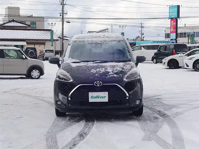 トヨタ シエンタ G クエロ 山形県 2019(平31)年 8.2万km ブラックマイカ 4WD/衝突被害軽減システム/純正SDナビ/　　【CD DVD BT フルセグ MSV】/全周囲カメラ/両側パワースライドドア/LEDオートライト/ハーフレザーシート/シートヒーター/純正15インチアルミホイール/コーナーセンサー/ステアリングスイッチ/電動格納ウィンカーミラー/フォグランプ/スマートキー/ETC