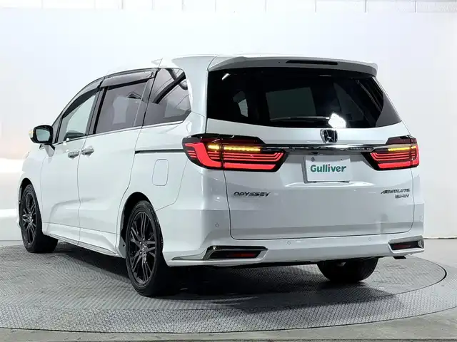 ホンダ オデッセイ ハイブリッド e:HEVアブソルート EX 大阪府 2021(令3)年 2.1万km プラチナホワイトパール 【輸送中の事故により処理中につき販売不可】ホンダセンシング　全方位カメラ　純正ナビＴＶ　レーダークルコン　パークアシスト　両側パワスラ　ハーフレザー　衝突軽減　ＥＴＣ　シートヒーター　ドラレコ　レーンアシスト　パワーシート　電動リアゲート