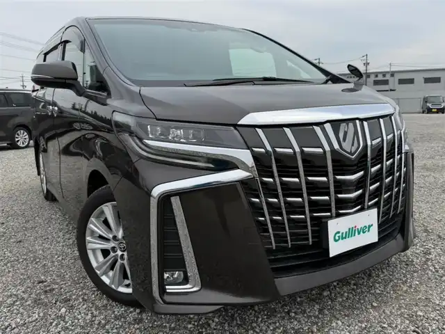 トヨタ アルファード S Aパッケージ 富山県 2019(令1)年 4.9万km グラファイトM 4WD/純正10型ナビ(BT/CD/DVD)/フルセグTV/パワースライドドア(両側)/バックカメラ/ビルトインETC2.0/純正ドライブレコーダー/純正12.1型後席ディスプレイ/レーダークルーズコントロール/セーフティセンス/・プリクラッシュセーフティ/・ロードサインアシスト/・レーントレーシングアシスト/・オートマチックハイビーム/ブラック加飾2眼LEDヘッドランプ/デュアルオートエアコン/木目調/革巻きコンビステアリング/助手席マニュアルオットマン/2列目リラックスキャプテンシート/純正18インチアルミホイール/スマートエントリー/プッシュスタートシステム/禁煙車