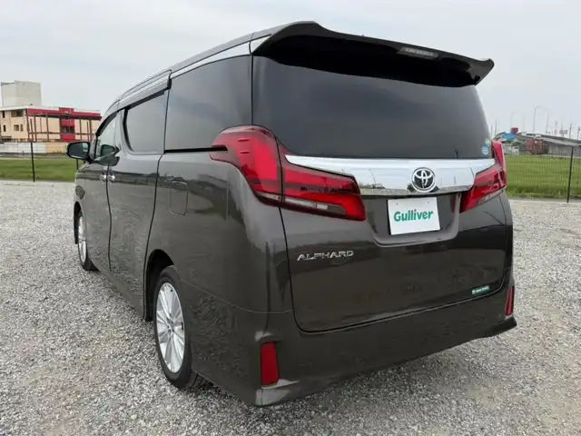 トヨタ アルファード S Aパッケージ 富山県 2019(令1)年 4.9万km グラファイトM 4WD/純正10型ナビ(BT/CD/DVD)/フルセグTV/パワースライドドア(両側)/バックカメラ/ビルトインETC2.0/純正ドライブレコーダー/純正12.1型後席ディスプレイ/レーダークルーズコントロール/セーフティセンス/・プリクラッシュセーフティ/・ロードサインアシスト/・レーントレーシングアシスト/・オートマチックハイビーム/ブラック加飾2眼LEDヘッドランプ/デュアルオートエアコン/木目調/革巻きコンビステアリング/助手席マニュアルオットマン/2列目リラックスキャプテンシート/純正18インチアルミホイール/スマートエントリー/プッシュスタートシステム/禁煙車