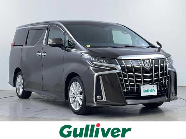 トヨタ アルファード S Aパッケージ 道央・札幌 2019(令1)年 4.9万km グラファイトM 4WD/純正10型ナビ(BT/CD/DVD)/フルセグTV/パワースライドドア(両側)/バックカメラ/ビルトインETC2.0/純正ドライブレコーダー/純正12.1型後席ディスプレイ/レーダークルーズコントロール/セーフティセンス/・プリクラッシュセーフティ/・ロードサインアシスト/・レーントレーシングアシスト/・オートマチックハイビーム/パワーバックドア/ブラック加飾2眼LEDヘッドランプ/デュアルオートエアコン/木目調/革巻きコンビステアリング/助手席マニュアルオットマン/2列目リラックスキャプテンシート/純正18インチアルミホイール/スマートエントリー/プッシュスタートシステム/禁煙車