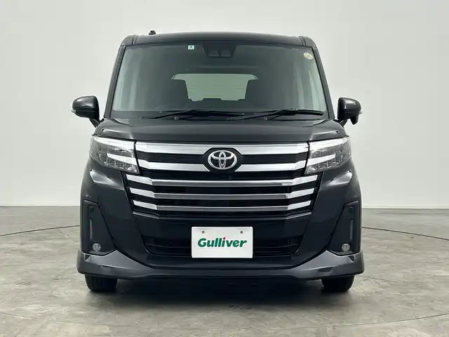 トヨタ ルーミー カスタムG 三重県 2022(令4)年 1.8万km ブラックマイカメタリック 禁煙車/純正ナビ/・フルセグ・CD・DVD・Bluetooth・SD/バックカメラ/両側パワースライドドア/トヨタセーフティセンス/・プリクラッシュセーフティ/・オートマチックハイビーム/・レーダークルーズコントロール/・レーンキープアシスト/・ロードサインアシスト/電動パーキング/純正AW/ステアリングスイッチ/ETC/プッシュスタート/スマートキー