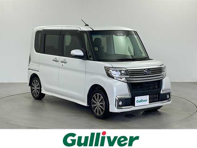 スバル シフォン カスタムR スペシャル スマートアシスト 栃木県 2017(平29)年 4.7万km パールホワイトⅢ 純正ＳＤナビ/（ＢＴ　iPod　USB　SD　DVD　CD　AM FM）/フルセグTV/両側電動スライドドア/衝突軽減ブレーキ/全周囲カメラ/LEDヘッドライト/横滑り防止機能/オートライト/キーレススマートキー/D席シートヒーター/ドライブレコーダー/純正１４インチAW/電動格納ミラー/アイドリングストップ/プッシュスタート/純正フロアマット