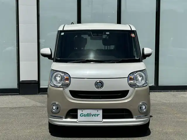 ダイハツ ムーヴ キャンバス G メイクアップ VS SAⅢ 大阪府 2022(令4)年 1.4万km パールホワイトⅢ/ナチュラルベージュマイカメタリック 2トーン 社外ナビ（Strada）/Bluetooth/TV/全方位カメラ/ドライブレコーダー/両側電動スライドドア/シートヒーター/フルフラットシート/ABS/横滑り防止装置/レーンアシスト/盗難防止装置