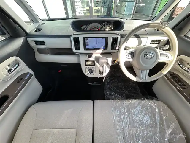 ダイハツ ムーヴ キャンバス G メイクアップ VS SAⅢ 愛媛県 2022(令4)年 1.4万km パールホワイトⅢ/ナチュラルベージュマイカメタリック 2トーン 全周囲ナビ/両側パワースライドドア/社外SDナビ/ワンセグTV/CD/Bluetooth/ドライブレコーダー/シートヒーター/LEDヘッドライト/オートライト/オートマチックハイビーム/フォグランプ/衝突被害軽減ブレーキ/レーンキープアシストシステム/ETC/純正フロアマット/スマートキー/プッシュスタート