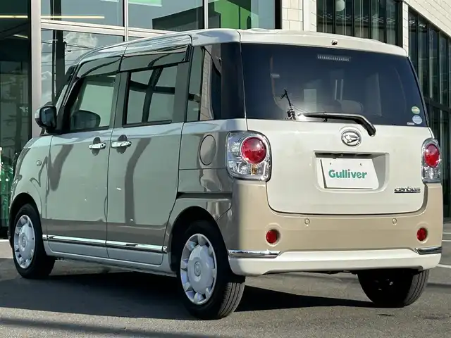 ダイハツ ムーヴ キャンバス G メイクアップ VS SAⅢ 愛媛県 2022(令4)年 1.4万km パールホワイトⅢ/ナチュラルベージュマイカメタリック 2トーン 全周囲ナビ/両側パワースライドドア/社外SDナビ/ワンセグTV/CD/Bluetooth/ドライブレコーダー/シートヒーター/LEDヘッドライト/オートライト/オートマチックハイビーム/フォグランプ/衝突被害軽減ブレーキ/レーンキープアシストシステム/ETC/純正フロアマット/スマートキー/プッシュスタート