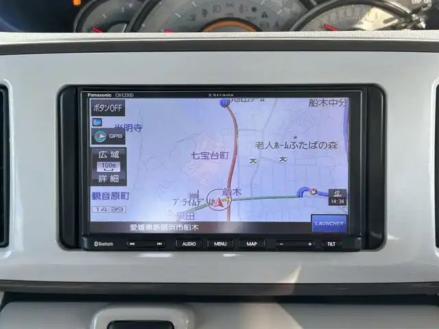 ダイハツ ムーヴ キャンバス G メイクアップ VS SAⅢ 愛媛県 2022(令4)年 1.4万km パールホワイトⅢ/ナチュラルベージュマイカメタリック 2トーン 全周囲ナビ/両側パワースライドドア/社外SDナビ/ワンセグTV/CD/Bluetooth/ドライブレコーダー/シートヒーター/LEDヘッドライト/オートライト/オートマチックハイビーム/フォグランプ/衝突被害軽減ブレーキ/レーンキープアシストシステム/ETC/純正フロアマット/スマートキー/プッシュスタート