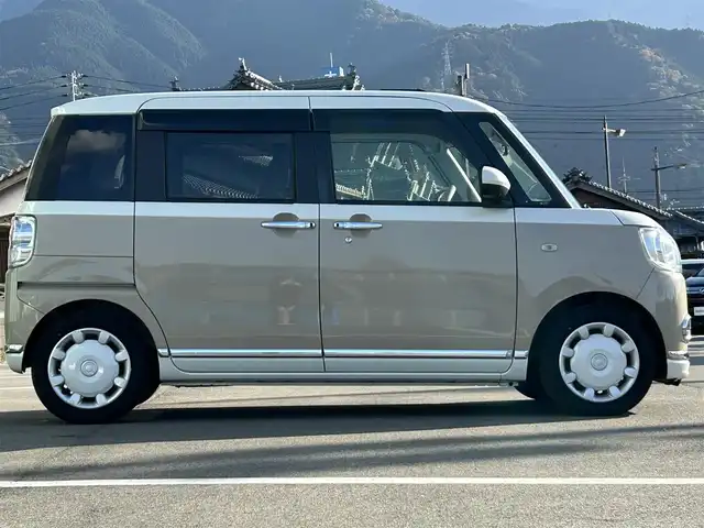 ダイハツ ムーヴ キャンバス G メイクアップ VS SAⅢ 愛媛県 2022(令4)年 1.4万km パールホワイトⅢ/ナチュラルベージュマイカメタリック 2トーン 全周囲ナビ/両側パワースライドドア/社外SDナビ/ワンセグTV/CD/Bluetooth/ドライブレコーダー/シートヒーター/LEDヘッドライト/オートライト/オートマチックハイビーム/フォグランプ/衝突被害軽減ブレーキ/レーンキープアシストシステム/ETC/純正フロアマット/スマートキー/プッシュスタート