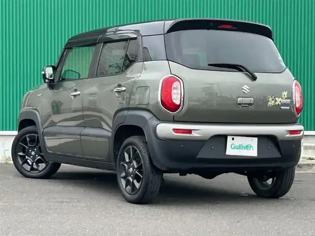 スズキ クロスビー HYBRID MZ 宮城県 2020(令2)年 7.9万km タフカーキパールメタリック/ブラック2トーン 全方位モニター用カメラパッケージ/・フロント/サイド/バックカメラ/・ステアリングスイッチ/2トーンルーフ/＝＝＝/セーフティサポート/・デュアルカメラブレーキサポート/・誤発進抑制機能（前方/後方）/・車線逸脱警報機能/・ふらつき警報機能/・先行車発進お知らせ機能/・ハイビームアシスト/・後退時ブレーキサポート/・リアパーキングセンサー/純正8インチナビ（AVIC-RLS901II）/・CD/DVD/・Bluetooth/・フルセグTV/ドライブレコーダー/前席シートヒーター/革調シートカバー/パーソナルテーブル（後席左右）/革巻きステアリング/パドルシフト/LEDヘッドランプ/オートライト/スマートキー＆プッシュスタート/スペアキー1本/電動格納ミラー/純正16インチAW/純正フロアマット/純正ドアバイザー/W/サイド/カーテンエアバッグ