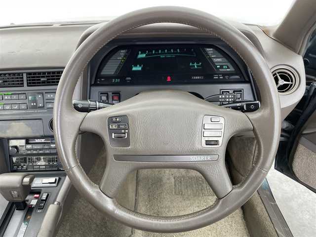 トヨタ ソアラ GT 富山県 1989(平1)年 10.2万km グリーンM AM/FM/MDプレイヤー/HIDヘッドライト/純正１５インチAW/クルーズコントロール/運転席シートヒーター/スペアキー/純正フロアマット/電動格納ミラー