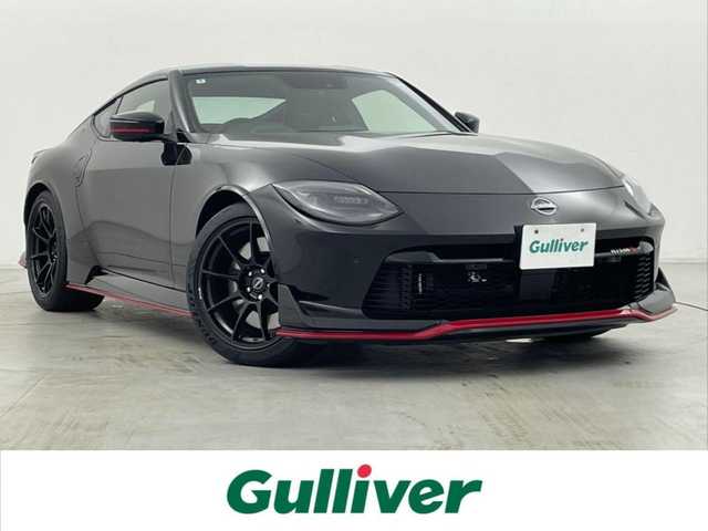 日産 フェアレディ Ｚ ニスモ 群馬県 2024(令6)年 0.1万km 黒Ｍ 純正ドライブレコーダー/＝＝＝＝＝/NissanConnectナビゲーションシステム/・9インチワイドディスプレイ/・USB/Bluetooth/Apple Car Play/Android Auto/・Amazon Alexa搭載/・ハンズフリーフォン/・BOSEサウンドシステム（８スピーカー）/・アクティブサウンドコントロール/アクティブノイズコントロール/NISMO専用リヤLEDフォグランプ〈中央〉/NISMO専用チューニングRECARO製スポーツシート/NISMO専用レイズ製19インチアルミ鍛造ホイール/3連サブメーター（ブースト計、ターボ回転計、電圧計）/＝＝＝＝＝/ニッサンコネクト９インチナビ　純正ドライブレコーダー　バックモニター　ＢＯＳＥサウンド　ＲＥＣＡＲＯスポーツシート　レイズ１９インチアルミホイール　純正３連サブメーター　ＬＥＤライト　ＥＴＣ　禁煙車
