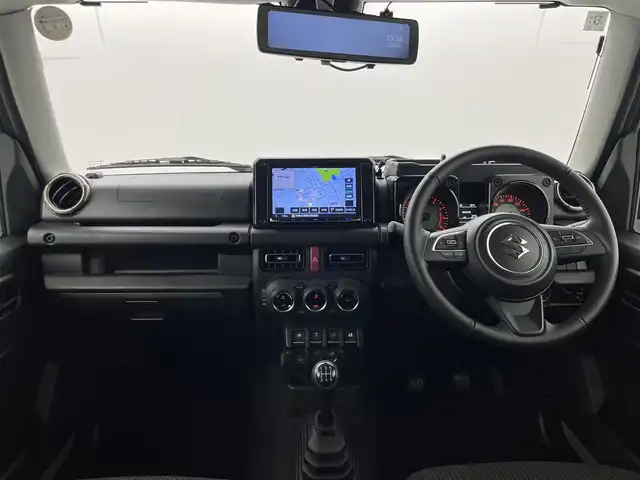 スズキ ジムニー シエラ JC 群馬県 2024(令6)年 0.5万km ミディアムグレー 社外ケンウッド8型ナビ(MDV-S810L)/・CD/DVD/USB/Bluetooth/フルセグTV/=====/ケンウッド８インチナビ　フルセグＴＶ　バックカメラ　衝突軽減　クルーズコントロール　シートヒーター　ＬＥＤヘッドライト　バックソナー　ＥＴＣ　ミラー型ドライブレコーダー　スマートキー　４ＷＤ　禁煙車