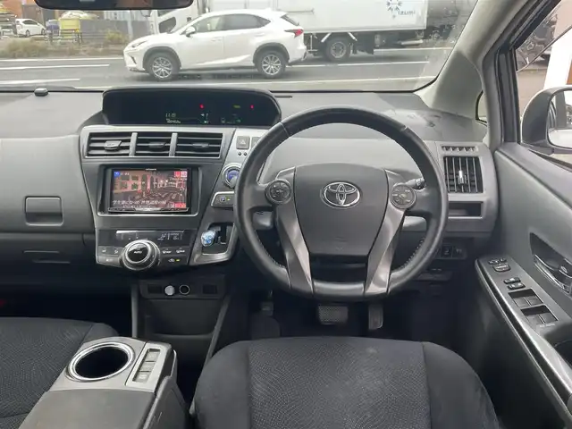 トヨタ プリウス α S チューンブラック 千葉県 2014(平26)年 10.1万km ホワイトパールクリスタルシャイン 【(株)IDOMが運営する【じしゃロン八千代店】の自社ローン対象車両になります。こちらは現金ご利用時の価格です。自社ローンご希望の方は別途その旨お申付け下さい。】/社外ナビ/社外CD/DVD/BT/DTV/バックカメラ/HID/ETC/スマートキー