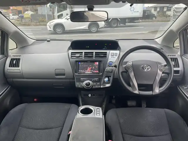 トヨタ プリウス α S チューンブラック 千葉県 2014(平26)年 10.1万km ホワイトパールクリスタルシャイン 【(株)IDOMが運営する【じしゃロン八千代店】の自社ローン対象車両になります。こちらは現金ご利用時の価格です。自社ローンご希望の方は別途その旨お申付け下さい。】/社外ナビ/社外CD/DVD/BT/DTV/バックカメラ/HID/ETC/スマートキー