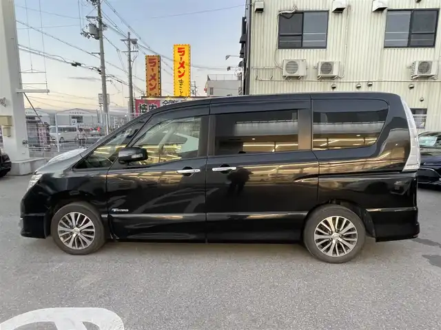 日産 セレナ ハイウェイS G Sハイブリッド 大阪府 2013(平25)年 6.9万km ダイヤモンドブラック