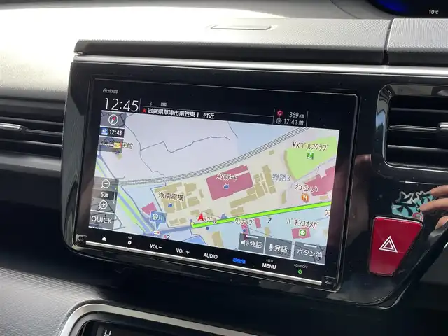 ホンダ ステップワゴン スパーダ ハイブリッド G EX ホンダセンシング 滋賀県 2019(平31)年 4.7万km モダンスティールM 純正メモリーナビ/【Bluetooth/CD/DVD/USB/フルセグ】/両側パワースライドドア/・ハンズフリー左スライドドア/バックカメラ/ハーフレザーシート/シートヒーター/LEDヘッドライト/フォグライト/純正１６AW/ビルトインETC/スマートキー/ドライブレコーダー